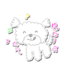 マルチーズのももちゃん（個別スタンプ：3）
