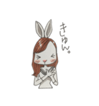 せりーな らびっと（個別スタンプ：21）