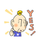 羽じぃ 癒しのエージェント（個別スタンプ：3）