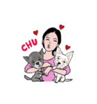 NaNa and lovely dogs（個別スタンプ：27）