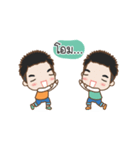 Cheeno ＆ Chone Twin Boys（個別スタンプ：11）