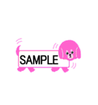 はんこ屋さんが作ったスタンプでっす^^（個別スタンプ：17）