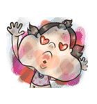 Super sloppy in everyday tasks（個別スタンプ：1）