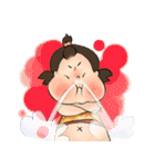 Super sloppy in everyday tasks（個別スタンプ：12）