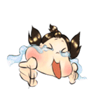 Super sloppy in everyday tasks（個別スタンプ：21）