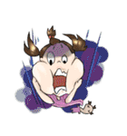 Super sloppy in everyday tasks（個別スタンプ：32）
