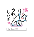 筆ペンねこ【yoga編】（個別スタンプ：15）