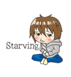 Boy little wolf [English]（個別スタンプ：5）