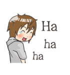 Boy little wolf [English]（個別スタンプ：14）