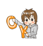 Boy little wolf [English]（個別スタンプ：17）