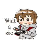 Boy little wolf [English]（個別スタンプ：26）
