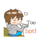 Boy little wolf [English]（個別スタンプ：28）