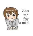 Boy little wolf [English]（個別スタンプ：30）