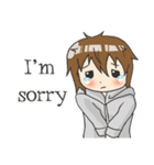 Boy little wolf [English]（個別スタンプ：32）