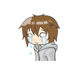 Boy little wolf [English]（個別スタンプ：34）