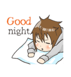 Boy little wolf [English]（個別スタンプ：39）