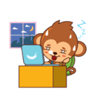 Ride Trend and Rich with Monkey Trader（個別スタンプ：35）