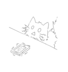 Cat's Daylife Pop up（個別スタンプ：8）