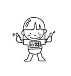 小林という女の子のスタンプ（個別スタンプ：8）