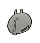 ちゃっちいうさぎのスタンプ。（個別スタンプ：5）