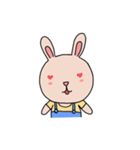 Rabbitty face（個別スタンプ：14）