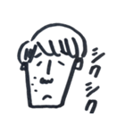 なで肩たかちゃん（個別スタンプ：3）