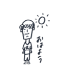 なで肩たかちゃん（個別スタンプ：18）