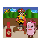 PonPonSweet Of The Silver House Matsu（個別スタンプ：4）