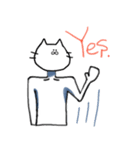 鎖骨ねことにぼし。（個別スタンプ：14）