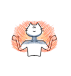 鎖骨ねことにぼし。（個別スタンプ：15）