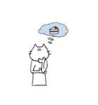 鎖骨ねことにぼし。（個別スタンプ：27）