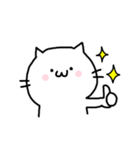 White cat mew mew（個別スタンプ：10）