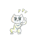 cry emamouse cats（個別スタンプ：11）