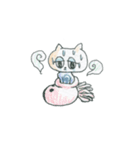 cry emamouse cats（個別スタンプ：36）