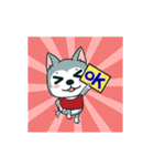 Hello Husky ！（個別スタンプ：1）