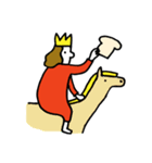 王様とあさごはん（個別スタンプ：6）