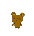 動けくまっ！（個別スタンプ：1）