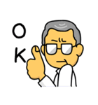 メガネのおじさま（個別スタンプ：8）