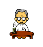 メガネのおじさま（個別スタンプ：24）