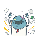 Mr. Zombie at work（個別スタンプ：4）