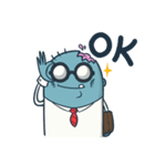 Mr. Zombie at work（個別スタンプ：9）