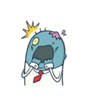 Mr. Zombie at work（個別スタンプ：11）