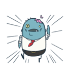 Mr. Zombie at work（個別スタンプ：26）