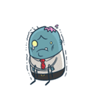 Mr. Zombie at work（個別スタンプ：29）