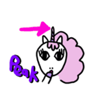 Zuzy the Unicornzy（個別スタンプ：34）
