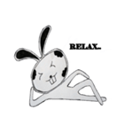 Naughty cute bunny V.1（個別スタンプ：4）
