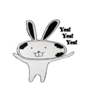 Naughty cute bunny V.1（個別スタンプ：6）