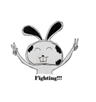 Naughty cute bunny V.1（個別スタンプ：10）