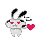 Naughty cute bunny V.1（個別スタンプ：11）