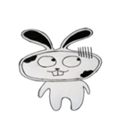 Naughty cute bunny V.1（個別スタンプ：13）